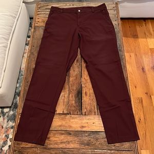 Lululemon Commission Pant Maroon Khakis 32”x30”